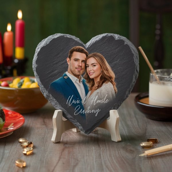 photo slate stone personalized plaque sublimation