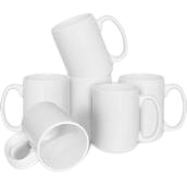 Plain White Mugs