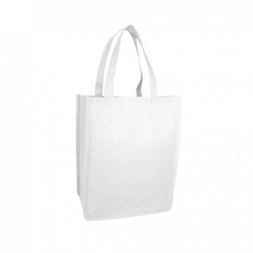 Economy Sublimateable Shopping Bag white 